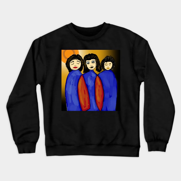 Three Sisters Crewneck Sweatshirt by Sarah Curtiss